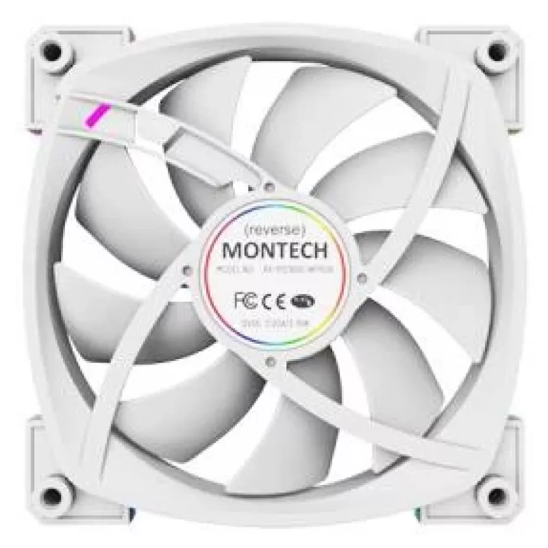 Montech RX120 PWM Computer case Fan 12 cm White 3 pc(s)