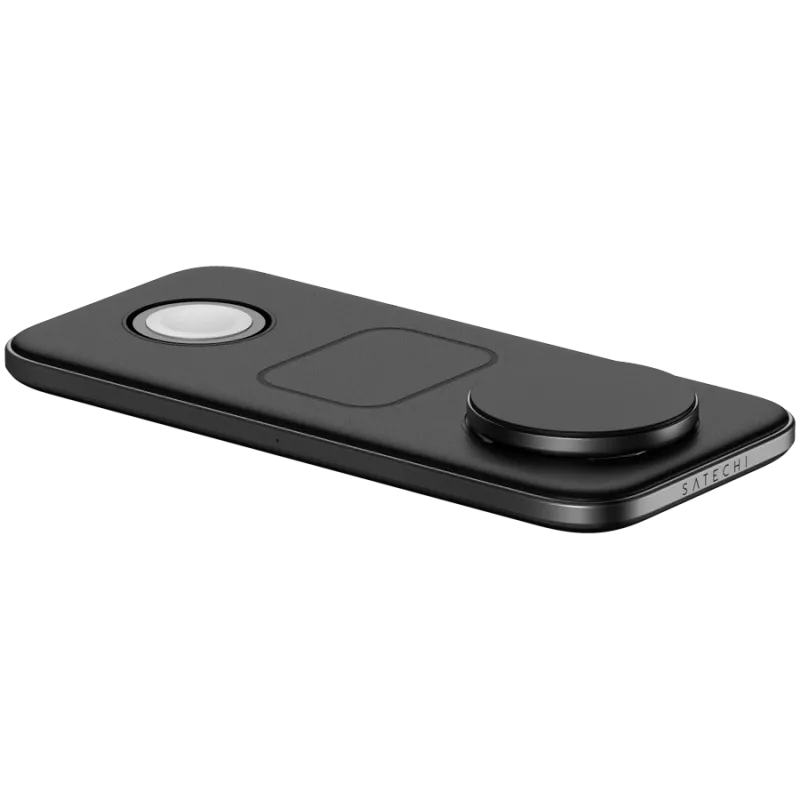 SATECHI Qi2 Trio Wireless Charging Pad - with Type A,C,G plugs