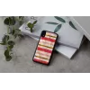 Smartphone case iKins for iPhone XR — short cake design, black