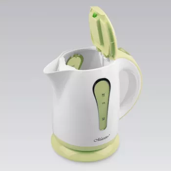 Electric kettle Maestro MR-028 1 L 1630 W Green, plastic housing, button control