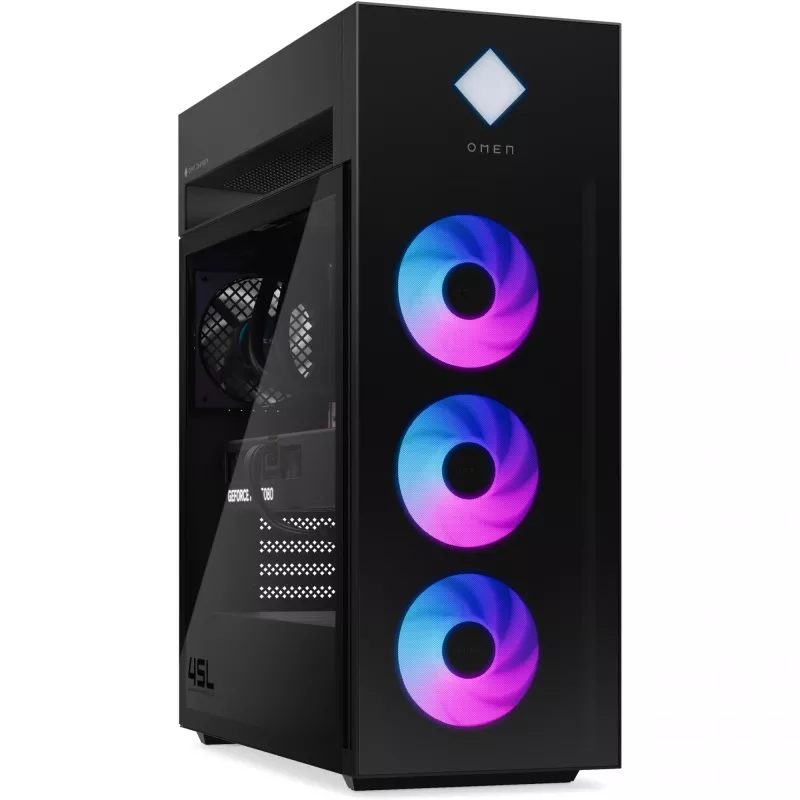 HP OMEN 45L by HP GT22-3475ng - microATX - Core Ultra 9 285K / 3.7 GHz - RAM 64 GB - SSD 2 TB - NVMe - GeForce RTX 5080 - Wi-Fi 6E, 1GbE, 2.5GbE, Bluetooth 5.3 - WLAN: 802.11a/b/g/