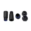 LogiLink IP68 Outdoor-Enclosure for Keystone Module and Couplers, Plastic, polyamide, Black, IP68, 140 mm, 36 mm, 36 mm
