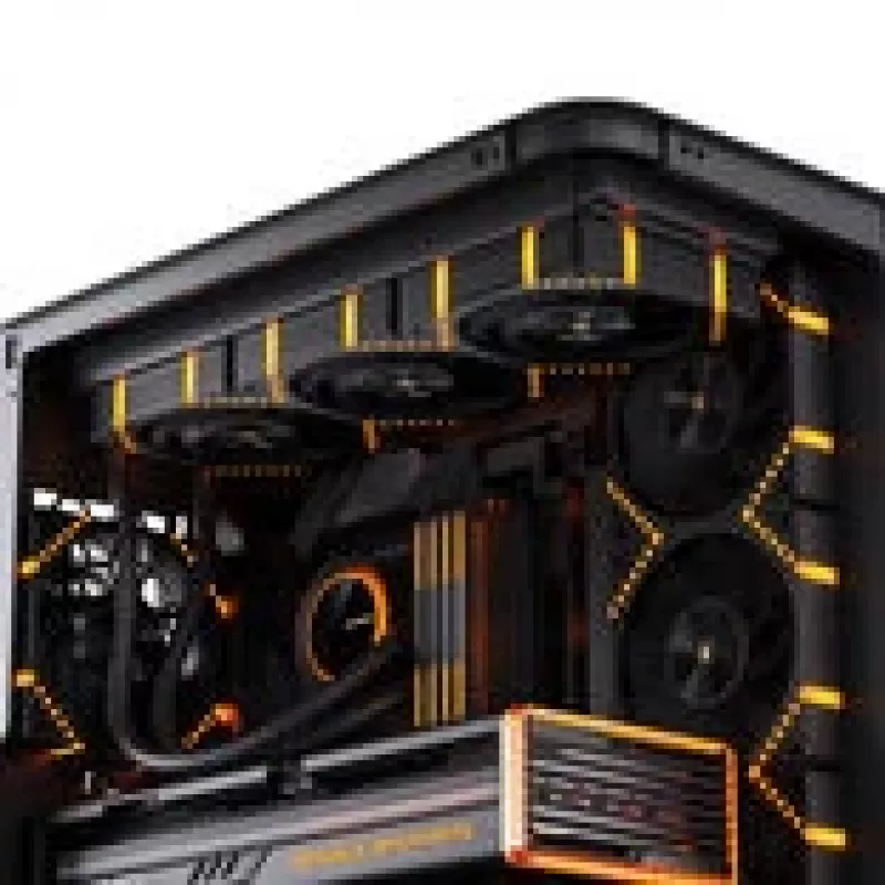 Case fan Jonsbo HF2-120 Reverse Blade PWM ARGB 120mm Black, PWM control, ARGB lighting