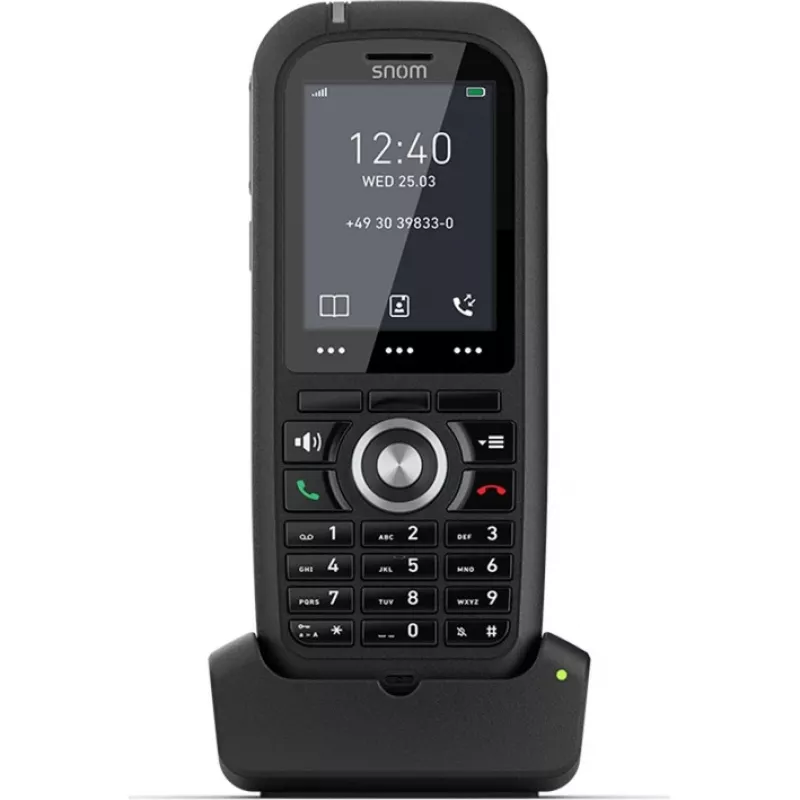 Snom M80 DECT telephone handset Caller ID Black