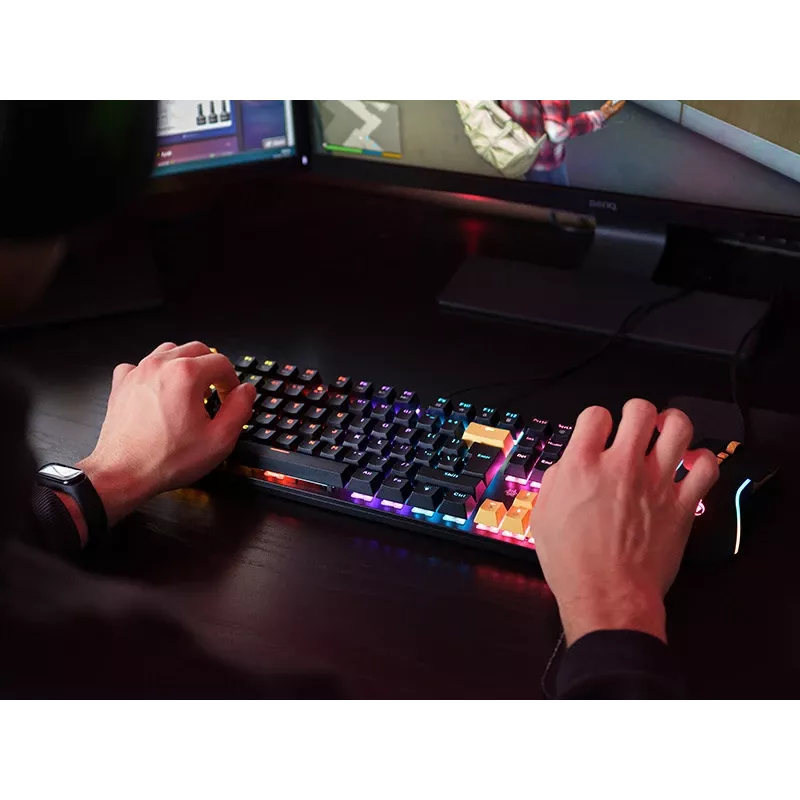 Tracer HORNET 87 keyboard Mouse included Gaming USB QWERTY English Black, Yellow