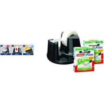 Tape dispenser Tesa Easy Cut Compact Sparpack — manual hand-held dispenser for adhesive tape, integrated cutter