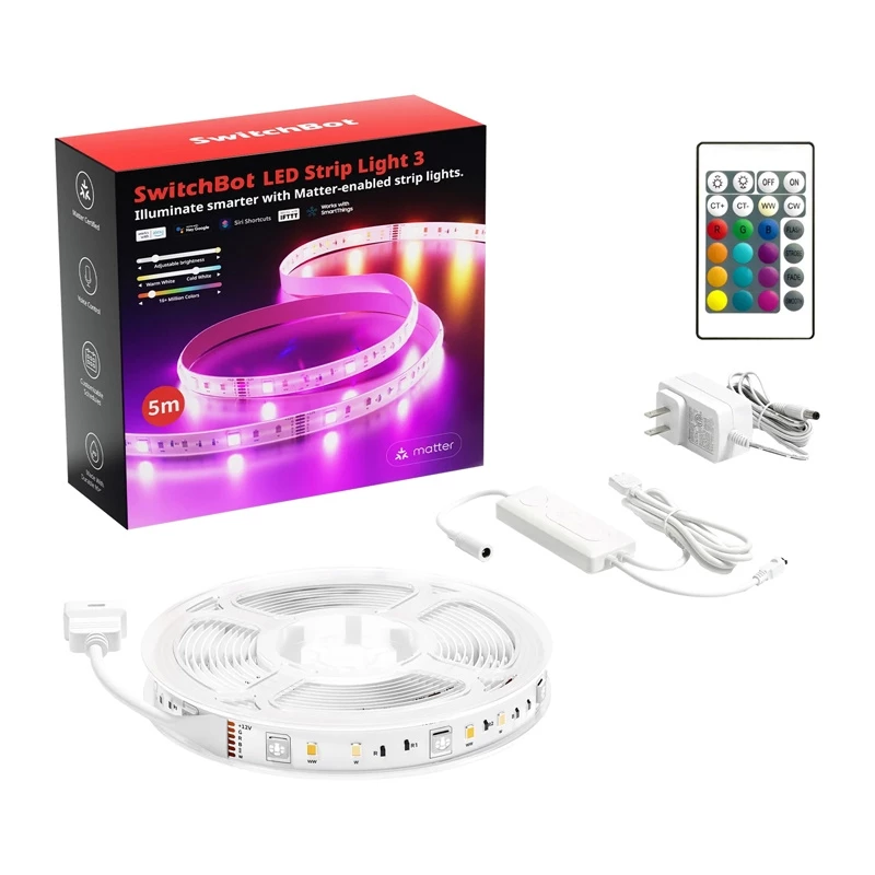LED strip SwitchBot W1702110 3 m RGB color-changing