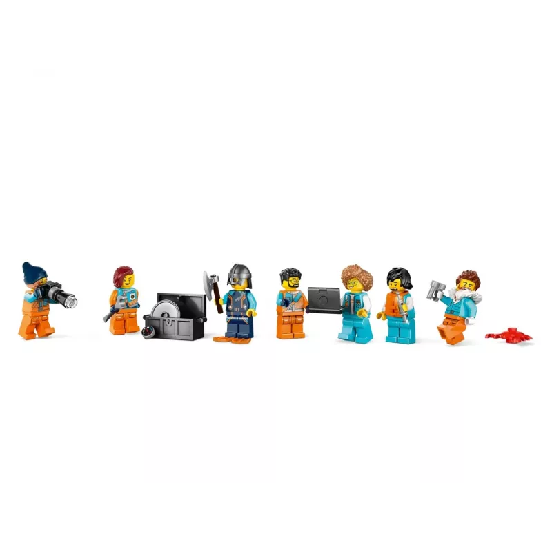 Construction toy LEGO City Arctic Exploration Ship 60368 — 815 pieces, 7+ years, includes 4 minifigures