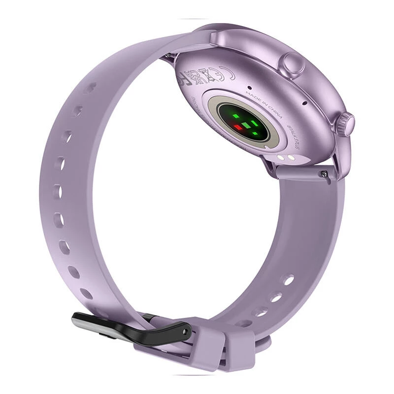 Smartwatch Zeblaze Btalk 3 Plus — 1.39 inch (3.53 cm) IPS 360×360 px, Touchscreen, Silicone Band, Purple