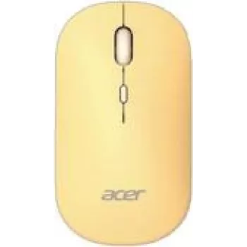 Mouse Acer AMR130 Ambidextrous RF Wireless + Bluetooth 1600 DPI, 4 buttons, yellow