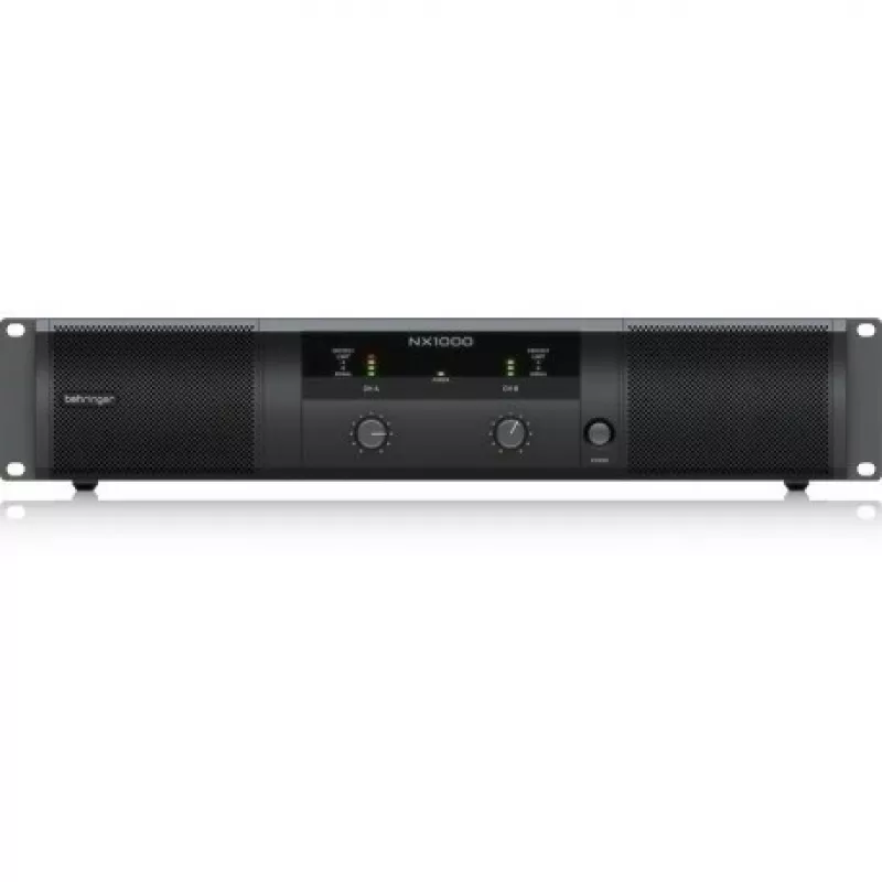 Behringer NX1000 audio amplifier Performance/stage Black