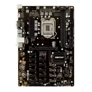 Motherboard BIOSTAR TB360-BTC PRO 2.0 ATX Intel B360, LGA 1151, 2x DIMM DDR4 up to 32GB, 11x PCIe x1 + 1x PCIe x16, M.2, SATA III, USB-A