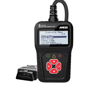 OBD2 Diagnostic Scanner Ancel AS100/AC100, multi-protocol support, compact handheld design