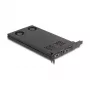 Delock PCI Express x16 Card Frame for 2 x M.2 NVMe SSD Bifurcation 47042