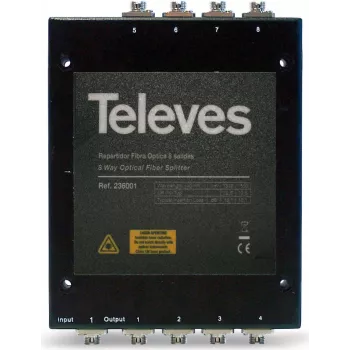 Cable splitter Televes OVT8N Black
