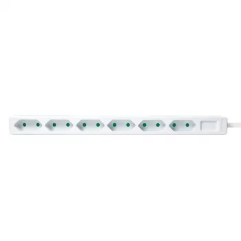 Power Extension LogiLink LPS231 1.5m 6 AC Outlets Indoor White