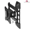 Wall TV/monitor mount MACLEAN MC-719, for screens up to 68.6 cm (27 inch), 15 kg max, VESA 100x100, black