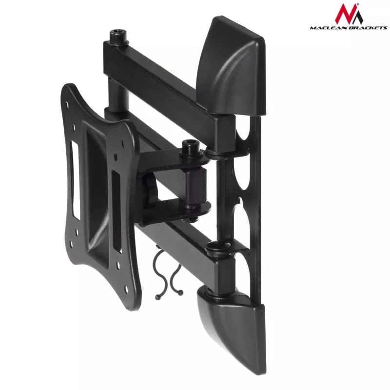Wall TV/monitor mount MACLEAN MC-719, for screens up to 68.6 cm (27 inch), 15 kg max, VESA 100x100, black