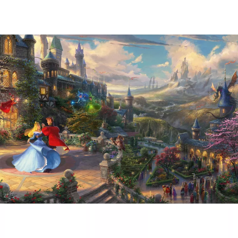 Jigsaw puzzle Schmidt Spiele Thomas Kinkade Studios Disney Dreams Collections Sleeping Beauty 1000 pcs