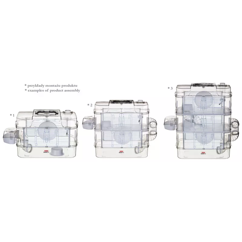 ZOLUX Rody3 Trio White - cage for rodents - 1 piece