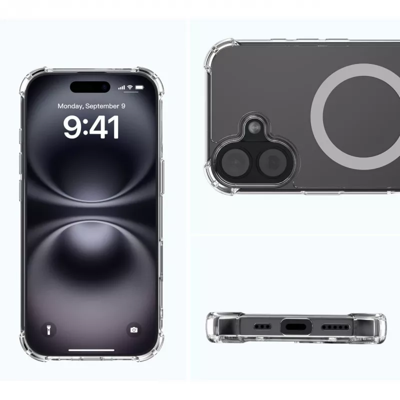 Border Case 4smarts Ibiza for iPhone 17 16 cm Transparent