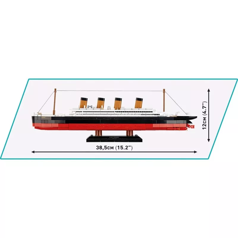 Construction set Cobi R.M.S. Titanic model 593 pieces COBI-1680 — scale model building blocks