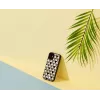 Protective phone case iKins for Apple iPhone 12 mini, pyramid texture, black