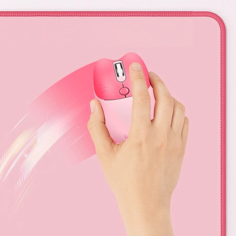 XXL desk pad for mouse and keyboard, pink