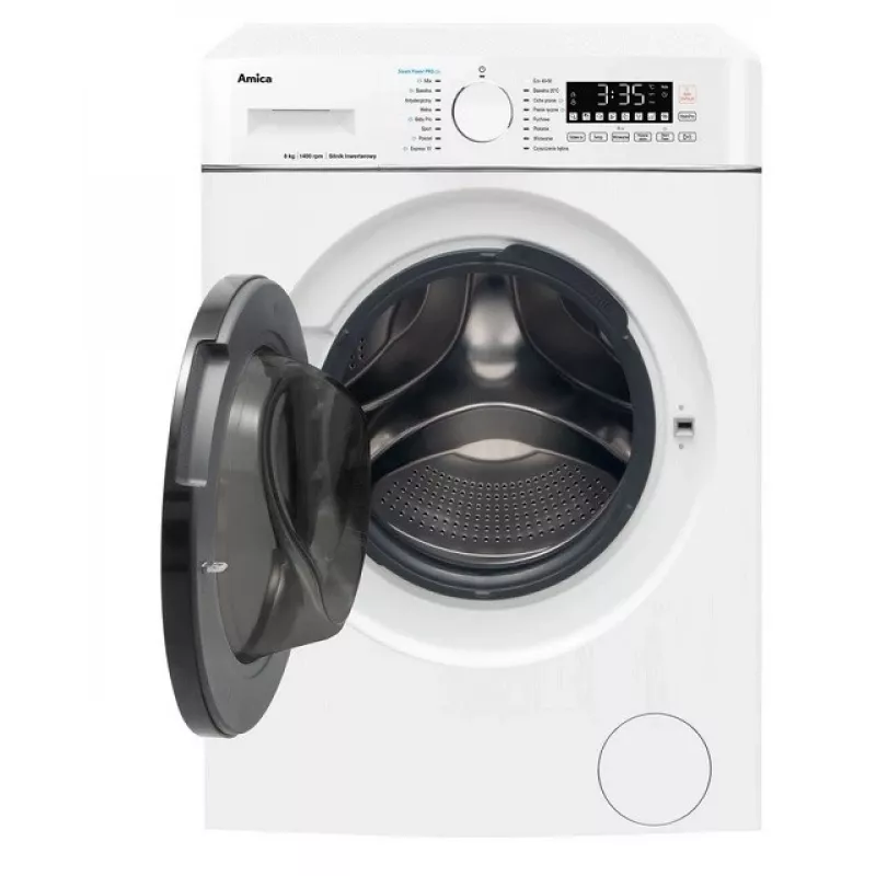 Washing Machine Amica Capacity 8kg, Energy Class a, 1400 RPM, 16 Programmes, White