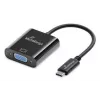 USB-C to VGA video converter MediaRange MRCS229 20 cm — black cable adapter