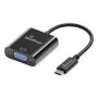 USB-C to VGA video converter MediaRange MRCS229 20 cm — black cable adapter