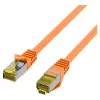 RJ45 Patch Cable Cat.6A S/FTP LSZH Cat.7 Raw Cable orange