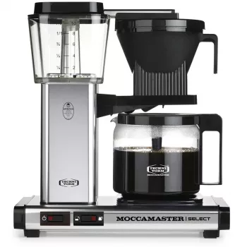 Moccamaster KBG Select Coffee Machine Polished Silver