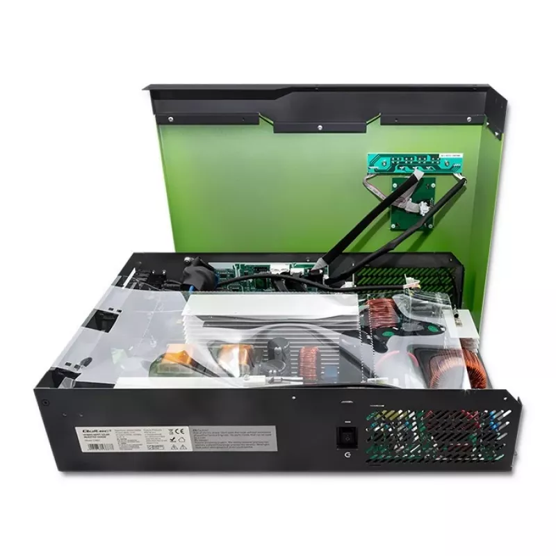 Off-grid inverter Qoltec 53887 solar inverter 10 kVA Lithium Polymer Black
