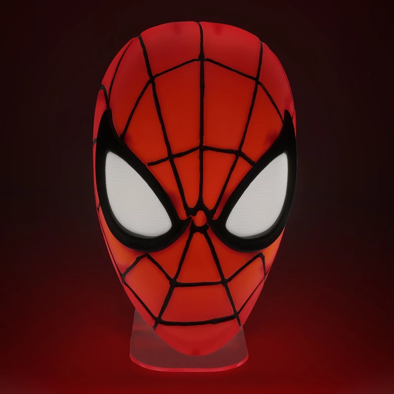 Table lamp Paladone Spiderman Mask Light — themed Spiderman mask design, USB powered LED, compact bedside lamp