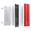 M.2 SSD Cooler Jonsbo M.2-6 RED 2280 passive heatsink for 2280 NVMe/SATA drives