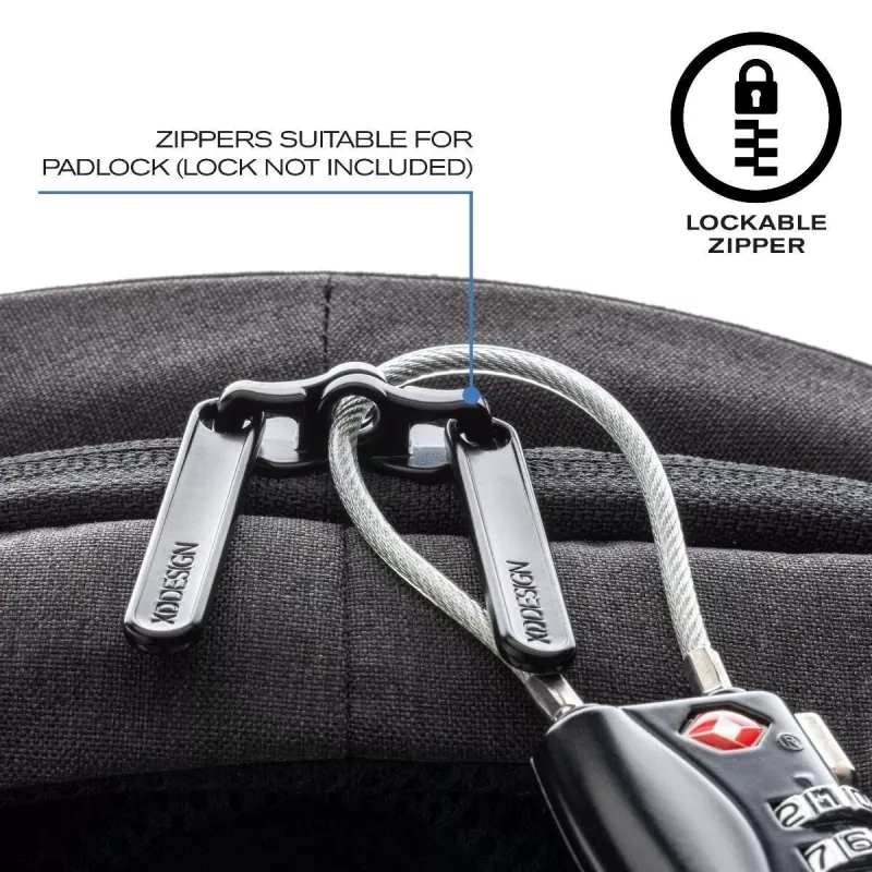 Backpack XD-Design Bobby Hero Small Black Grey