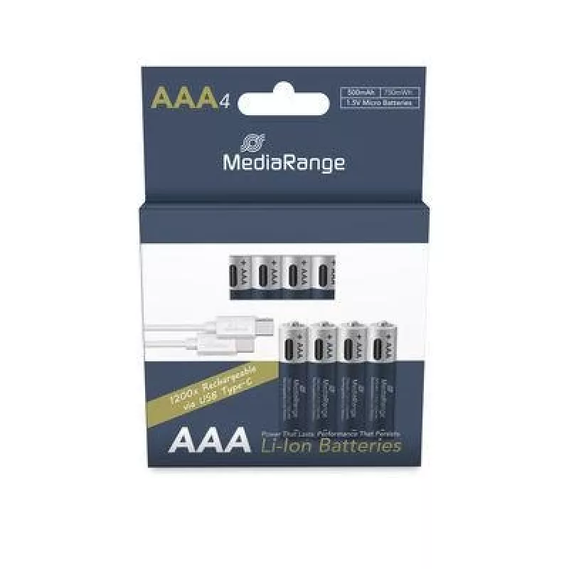 Rechargeable battery MediaRange MRBAT160 AAA Lithium-Ion 8g