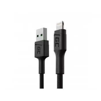 Green Cell KABGC24 lightning cable 0.3 m Black