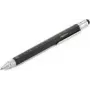Ballpoint pen TROIKA PIP20/BK black/silver — black ink, pocket-size writing instrument