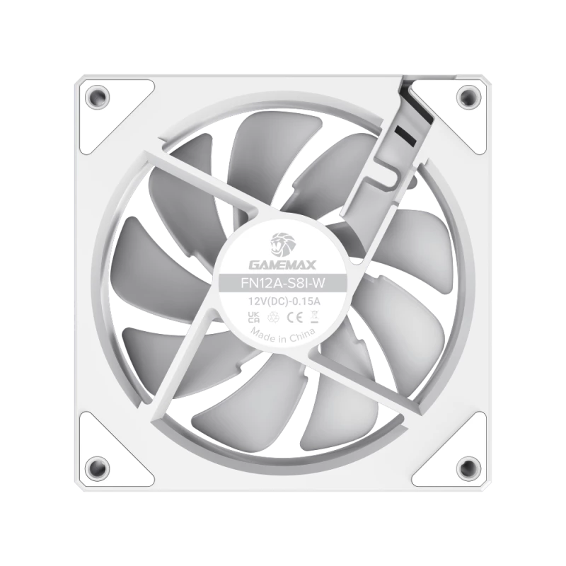 Gamemax | Case fan | FN12A-S8I | White