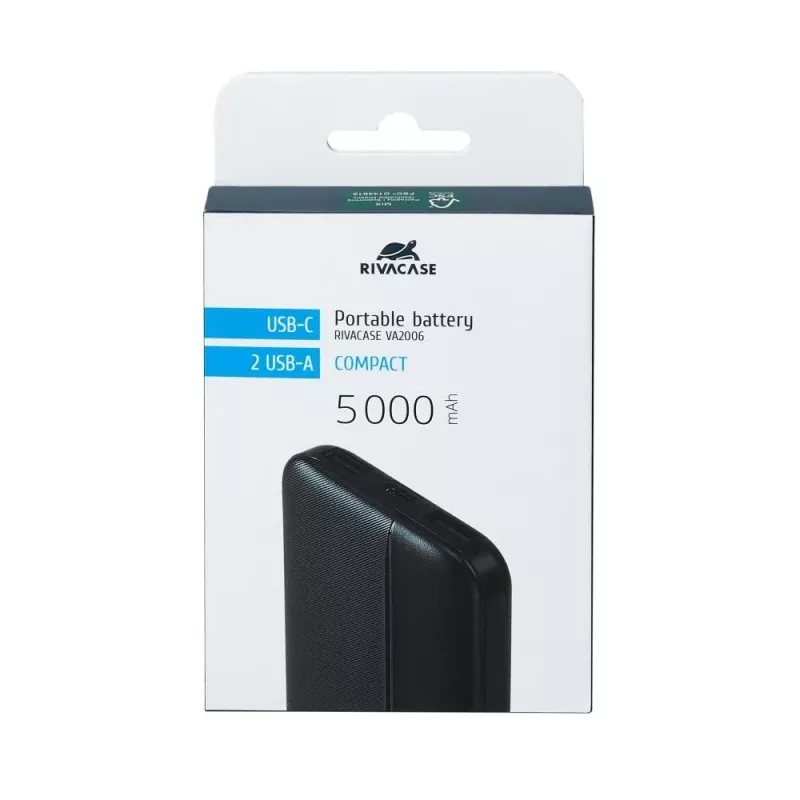 Power Bank USB 5000MAH/VA2006 Black Rivacase
