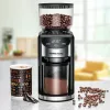 Burr grinder Rommelsbacher EKM 400 — conical stainless steel burrs, 35 grind levels, 12 doses, 130 g container