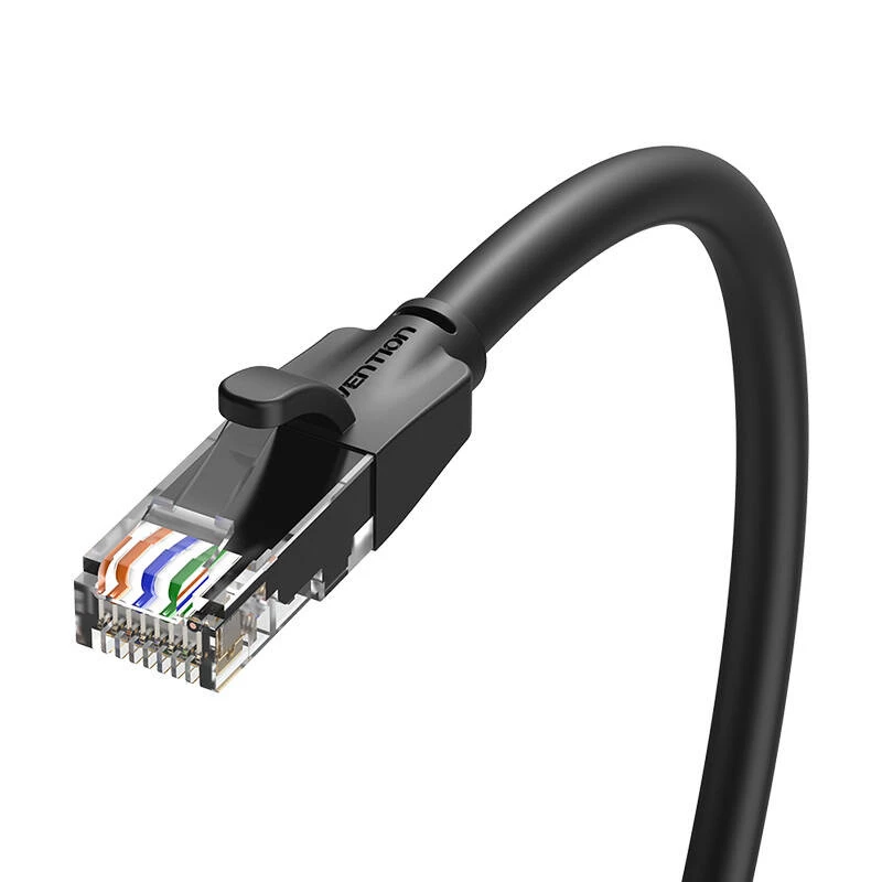 Patch Cable CAT.6 UTP/5M Black Ibebj Vention