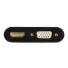 HDMI to VGA adapter GEMBIRD A-HDMIM-HDMIFVGAF-01, HDMI male to VGA output, 0.15 m, black