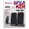 DEFENDER SPK-225 Wired 2.0 Speakers, 4 W RMS, USB/DC 5V, 3.5 mm, Black