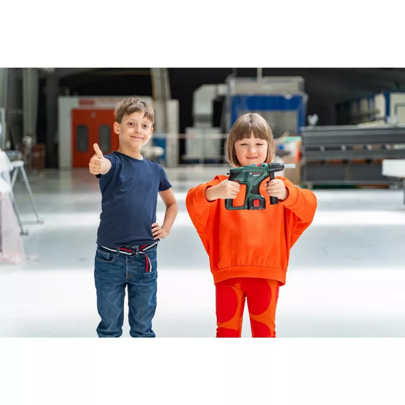 Theo Klein Children's Bosch Percussion Drill, Sound & Light Effect, Pretend Play