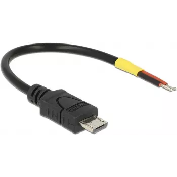 USB cable DeLOCK 82697 Micro-USB B 0.1 m Black