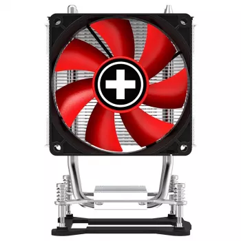 Xilence I402 Processor Cooler 9.2 cm Black, Red, Silver