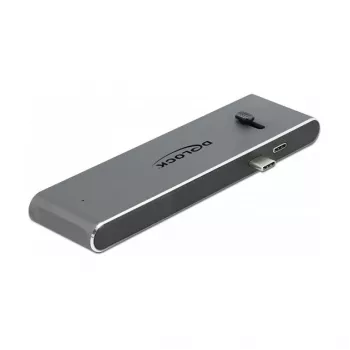 Docking Station DeLOCK Dual USB Type-C with HDMI USB 3.2 SD PD 3.0